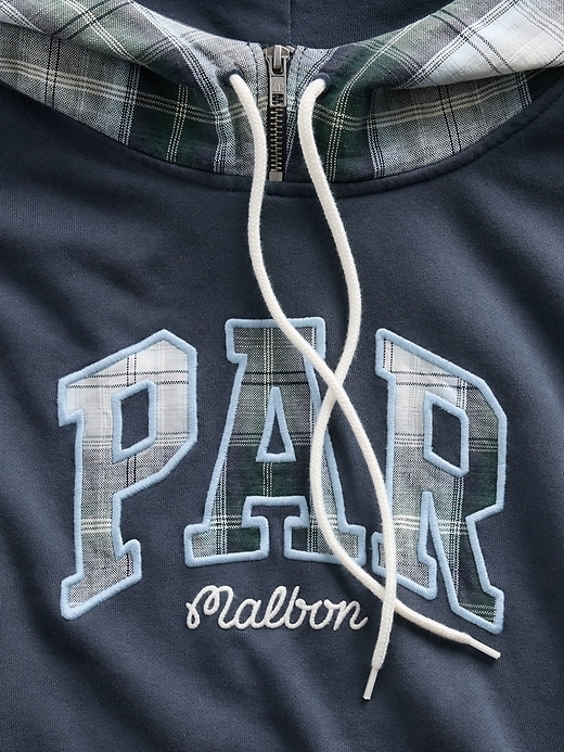 Image number 5 showing, Gap × Malbon Heavyweight French Terry Logo Hoodie