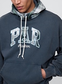 Gap × Malbon Heavyweight French Terry Logo Hoodie