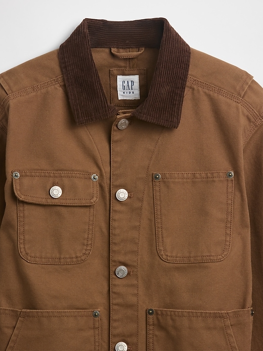 Image number 5 showing, Kids Canvas Utility Jacket