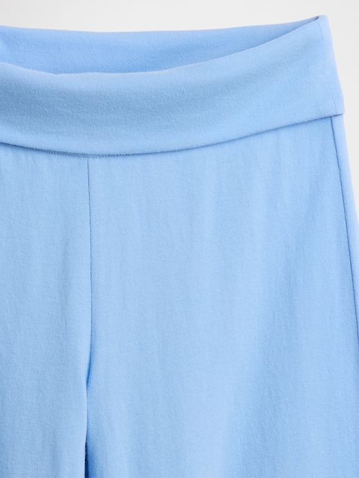 Image number 5 showing, Kids Wide-Leg Foldover Leggings