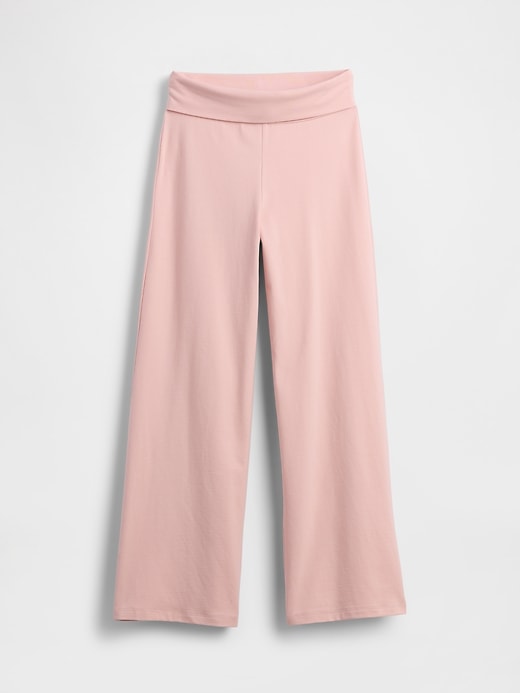 Image number 2 showing, Kids Wide-Leg Foldover Leggings