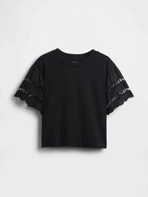 Image number 1 showing, Organic Cotton VintageSoft Heavyweight Crop T-Shirt