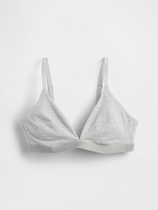 Image number 2 showing, Organic Stretch Cotton Triangle Bra