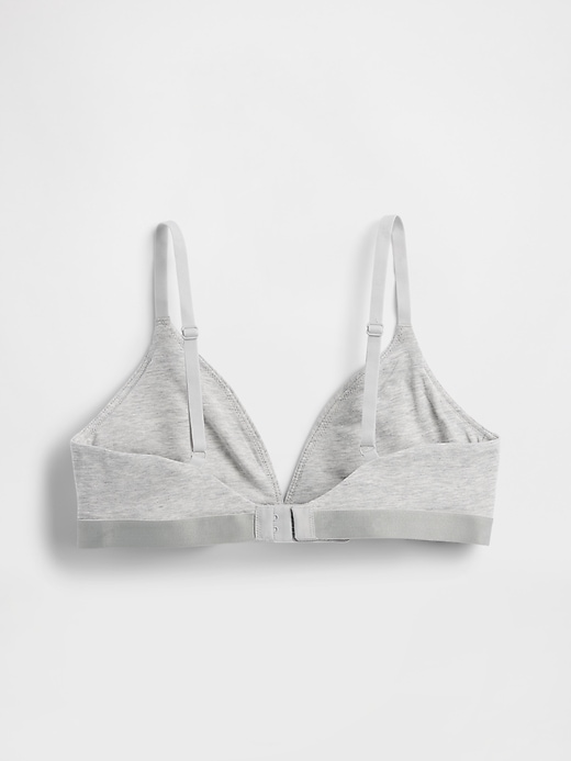 Image number 3 showing, Organic Stretch Cotton Triangle Bra