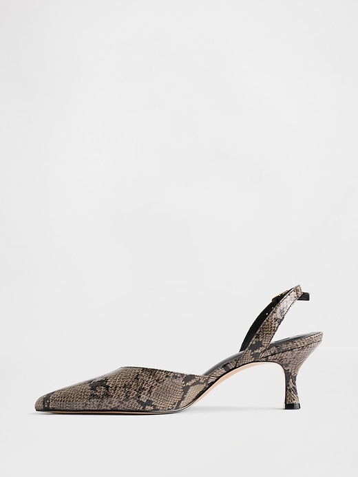 Image number 5 showing, Slingback Kitten Heels