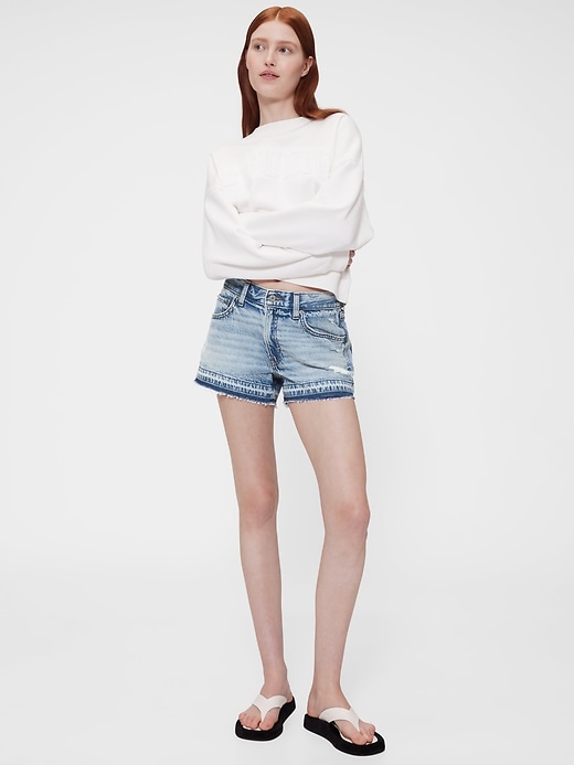 Image number 1 showing, GapStudio Low Rise Stride Denim Shorts