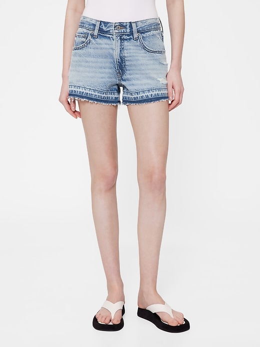 Image number 2 showing, GapStudio Low Rise Stride Denim Shorts