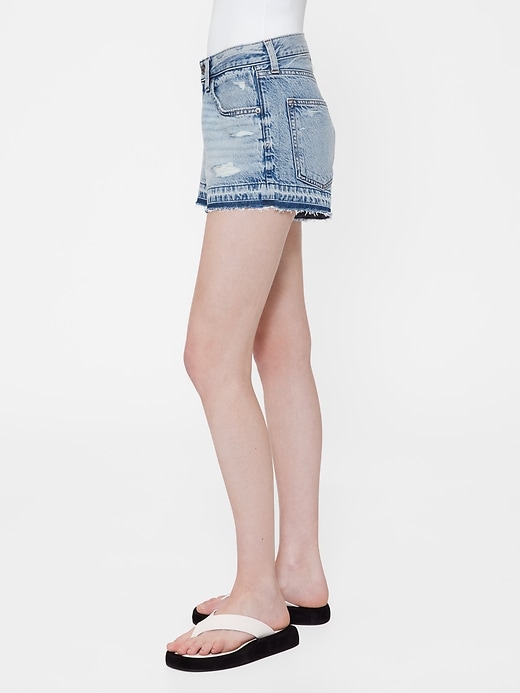 Image number 3 showing, GapStudio Low Rise Stride Denim Shorts