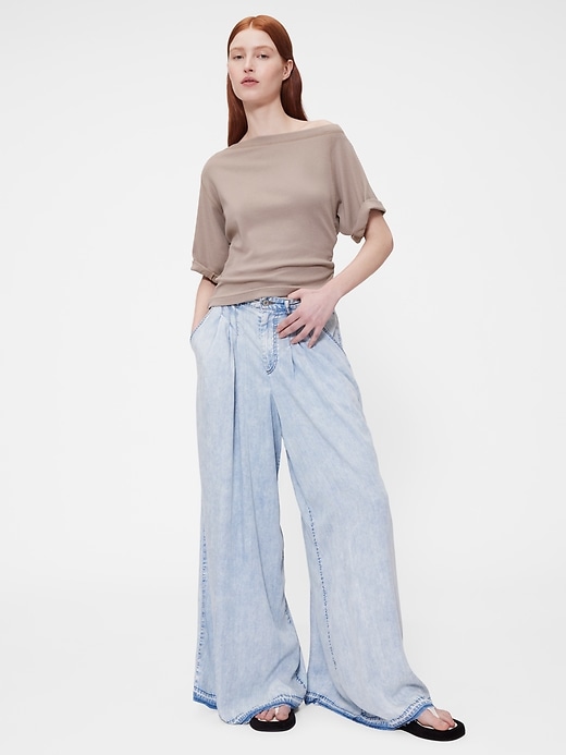 Image number 2 showing, GapStudio Modern Off-Shoulder Top
