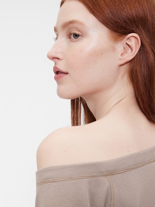Image number 5 showing, GapStudio Modern Off-Shoulder Top