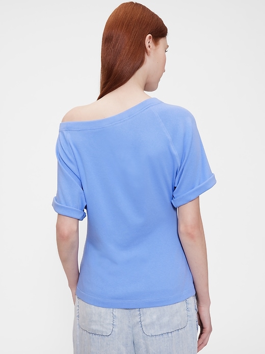Image number 3 showing, GapStudio Modern Off-Shoulder Top