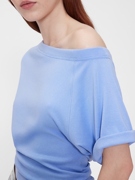 Image number 4 showing, GapStudio Modern Off-Shoulder Top