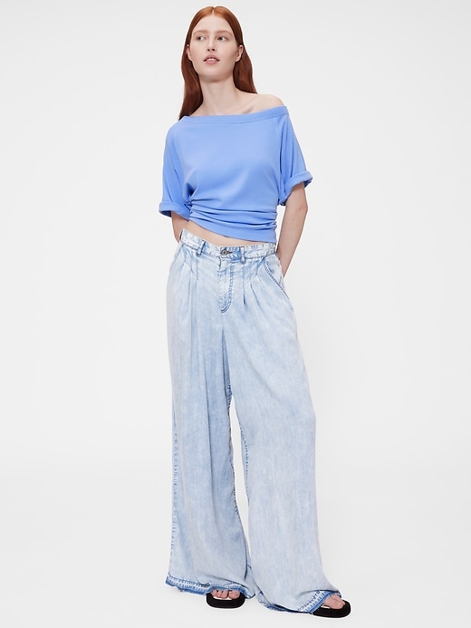 Image number 2 showing, GapStudio Modern Off-Shoulder Top