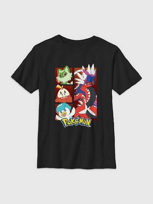 Image number 1 showing, Kids Pokemon Gen 9 Starters Graphic Tee
