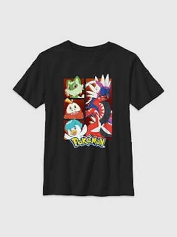 Kids Pokemon Gen 9 Starters Graphic Tee