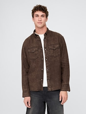 100% Linen Classic Shirt