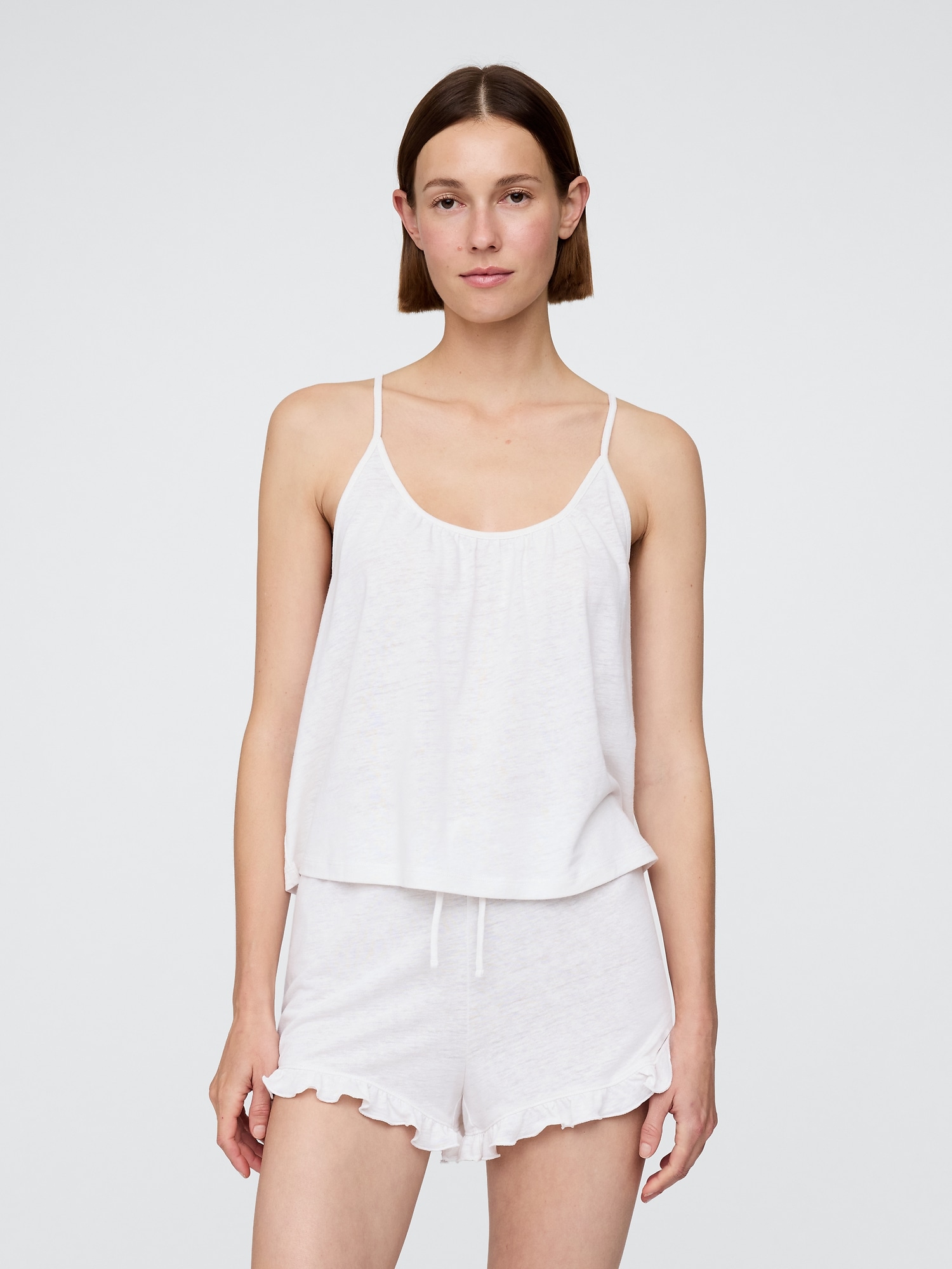 Gap Linen-blend Pj Cami In White