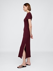 Modern Rib Maxi T-Shirt Dress