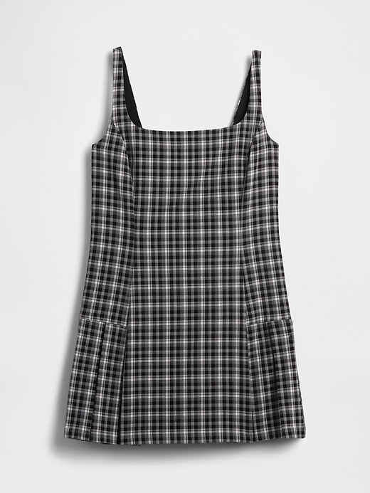 Image number 5 showing, Square-Neck Pleated Mini Dress