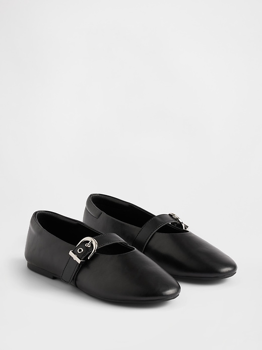 Image number 2 showing, Kids Buckle Mary Jane Flats