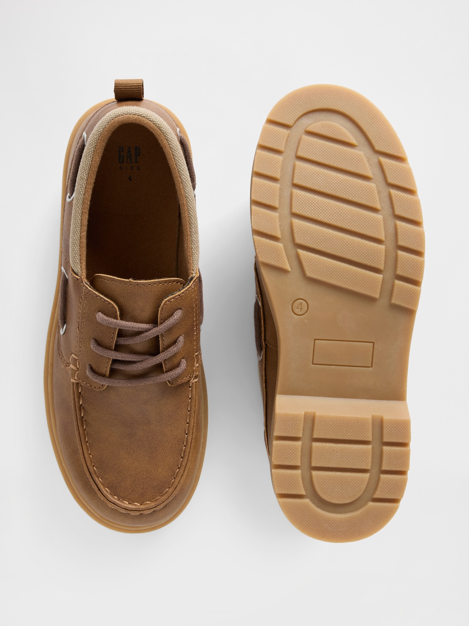 Обувь Gap Kids Boat Shoes — фото 3