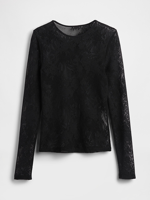 Image number 5 showing, Sheer Lace Top