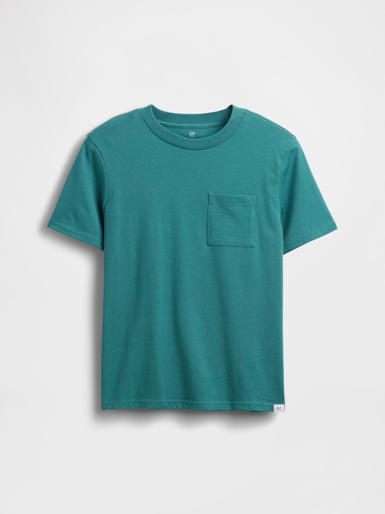 Kids Pocket T-Shirt - Jade Stone