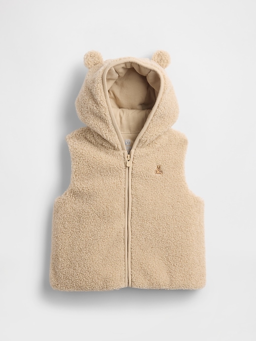 Image number 1 showing, Baby Sherpa Hooded Vest