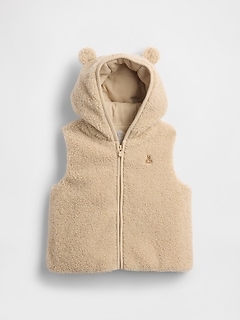 Baby Sherpa Hooded Vest