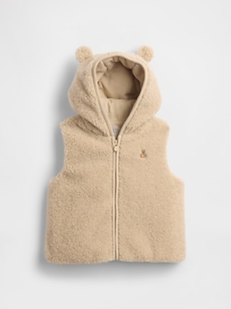 Baby Sherpa Hooded Vest