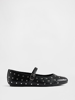Kids Studded Mary Jane Flats