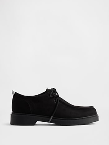 Kids Vegan Suede Loafers