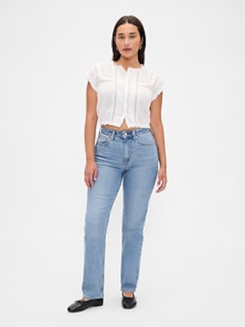 Curvy High Rise '90s Straight Jeans