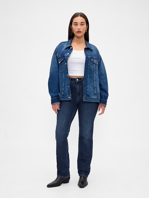Image number 1 showing, Curvy High Rise '90s Straight Jeans