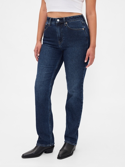 Image number 2 showing, Curvy High Rise '90s Straight Jeans