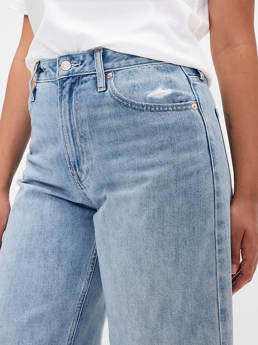 Image number 8 showing, Curvy High Rise Barrel Jeans