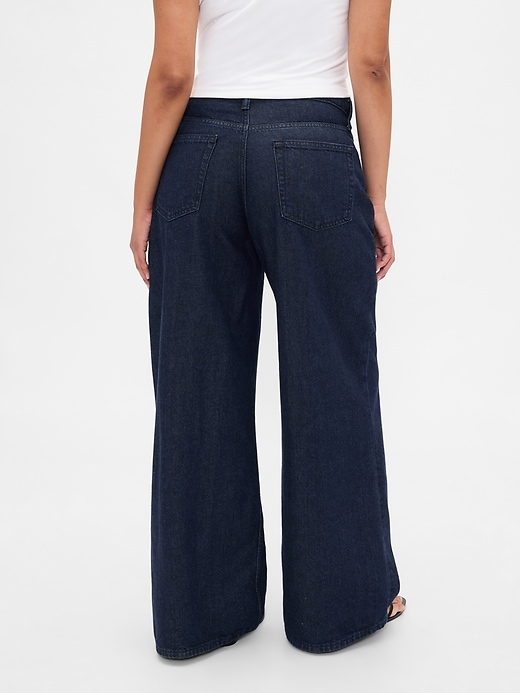 Image number 4 showing, Curvy Mid Rise UltraSoft Baggy Jeans