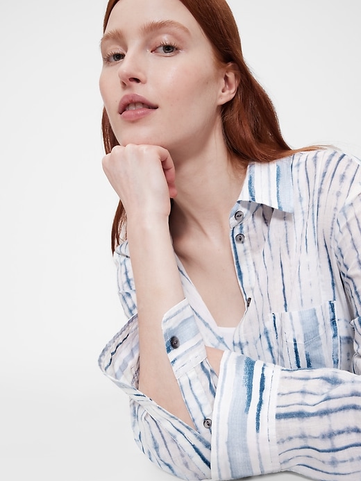 Image number 5 showing, GapStudio Voile Shirtdress