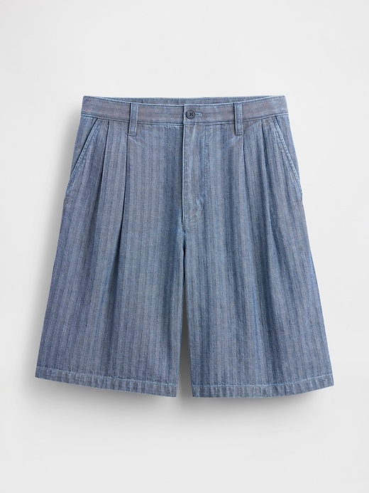 Image number 7 showing, Gap × Malbon 9.5" Pleated Baggy Shorts
