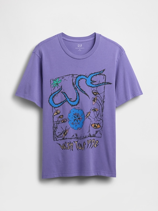 Image number 5 showing, The Cure Wish Tour Relaxed Graphic T-Shirt