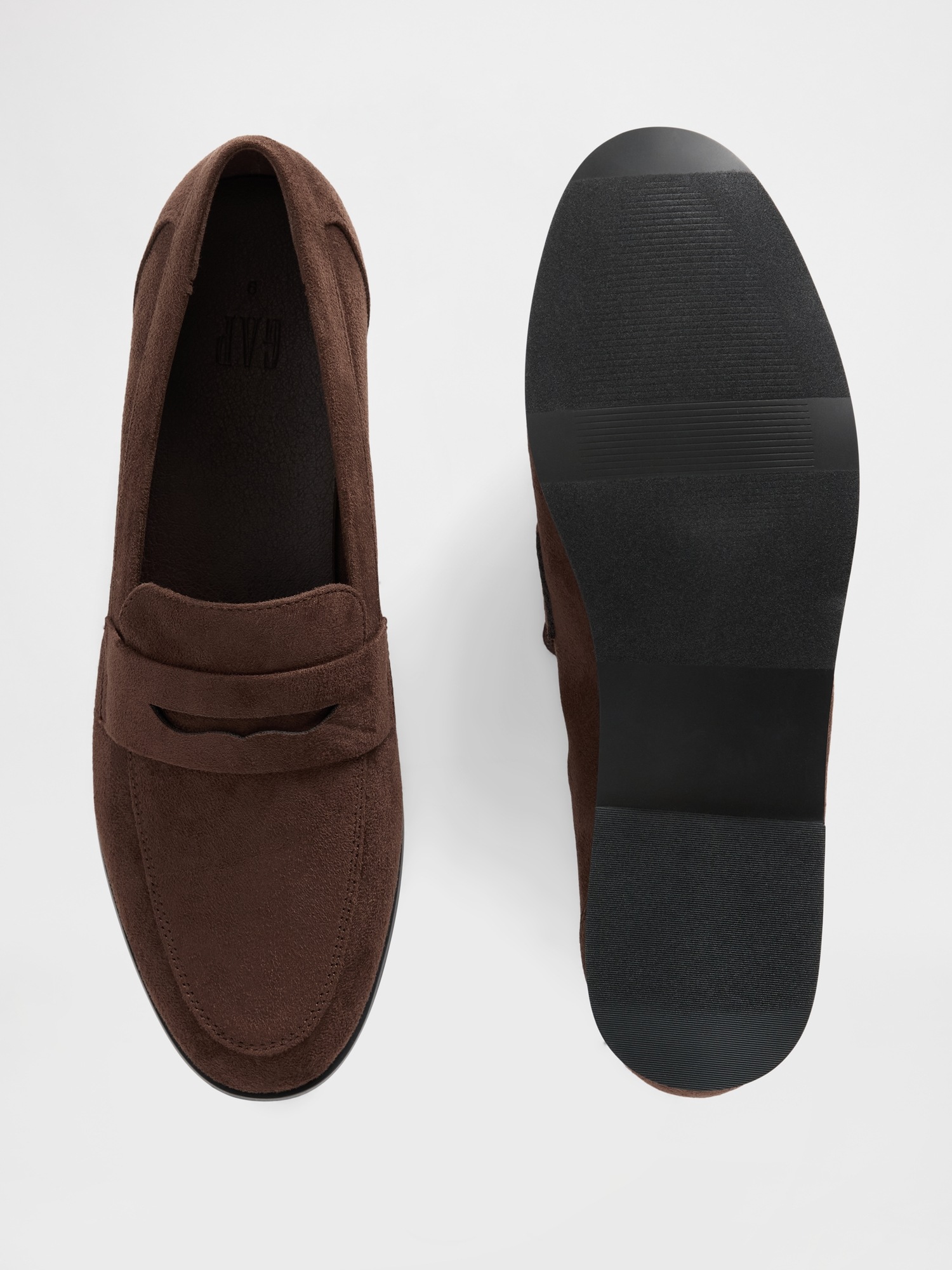 Женские туфли Gap Vegan Suede, цвет: Тёмный коричневый — фото 3