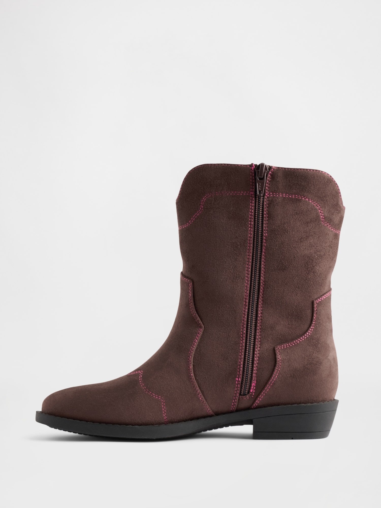 Kids Vegan Leather Western Boots