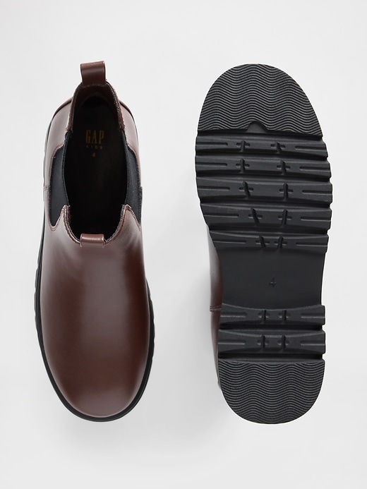Image number 3 showing, Kids Vegan Leather Chelsea Boot