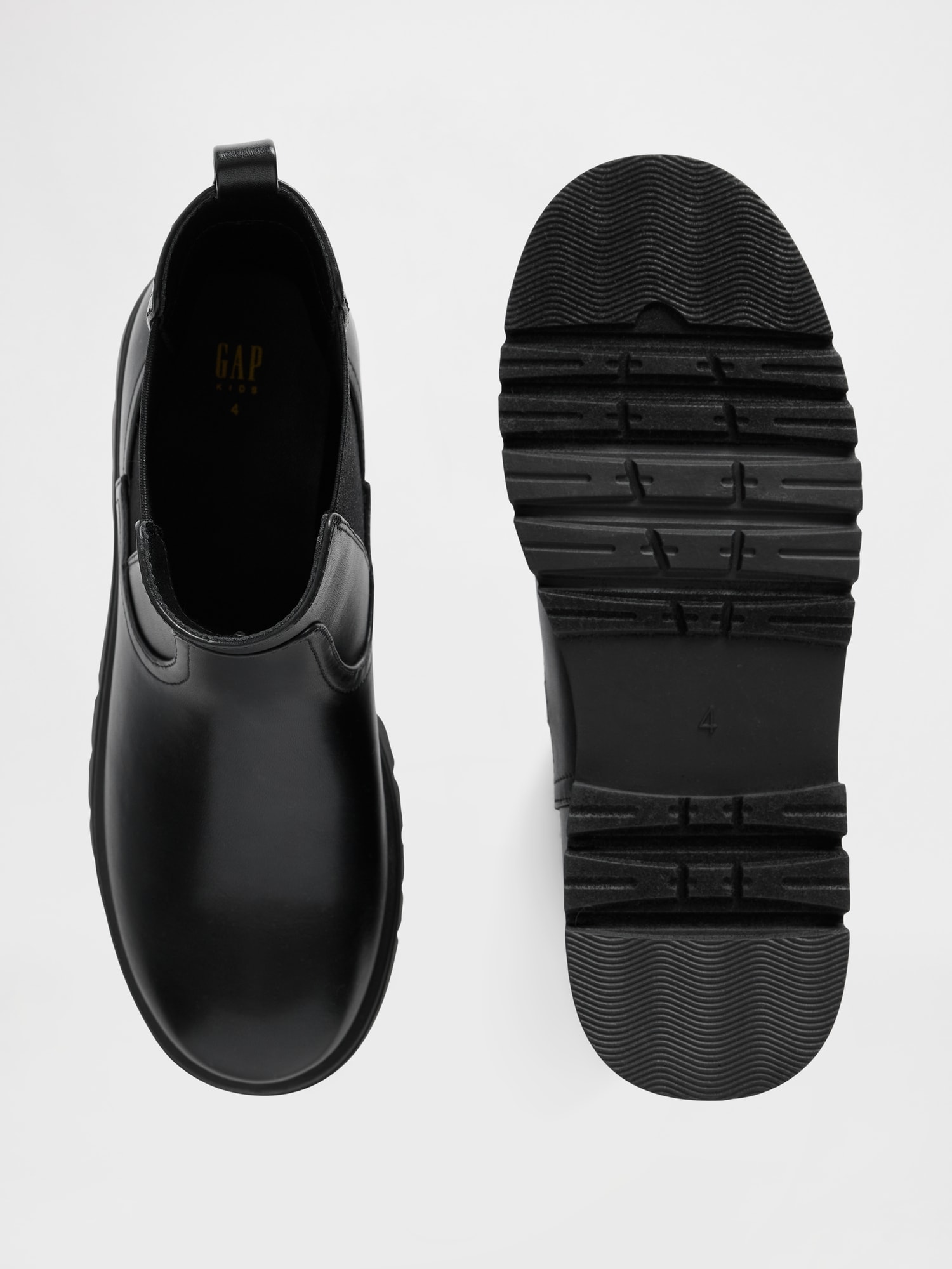 Kids Vegan Leather Chelsea Boot