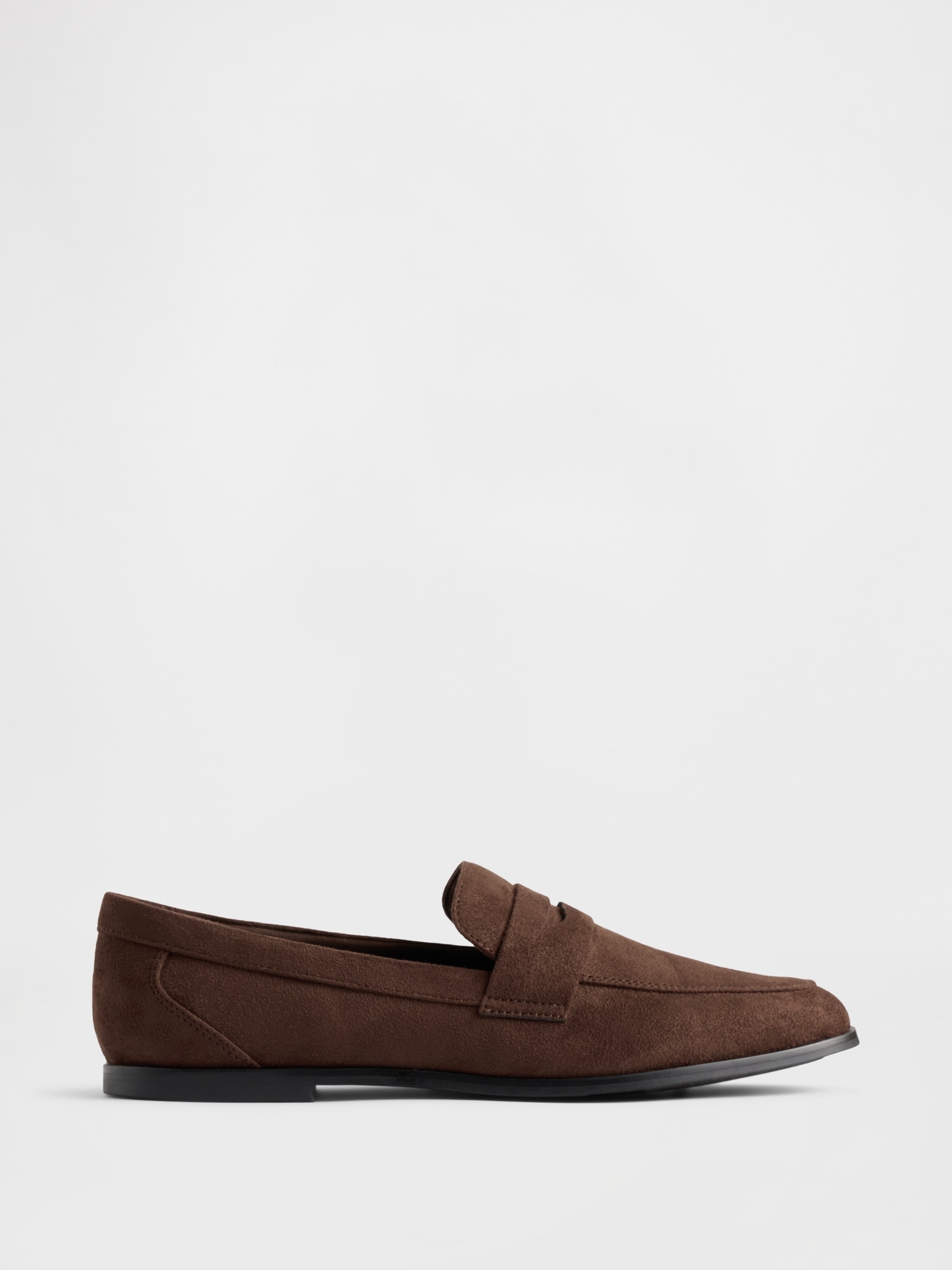 Gap Vegan Suede Loafers In Brown
