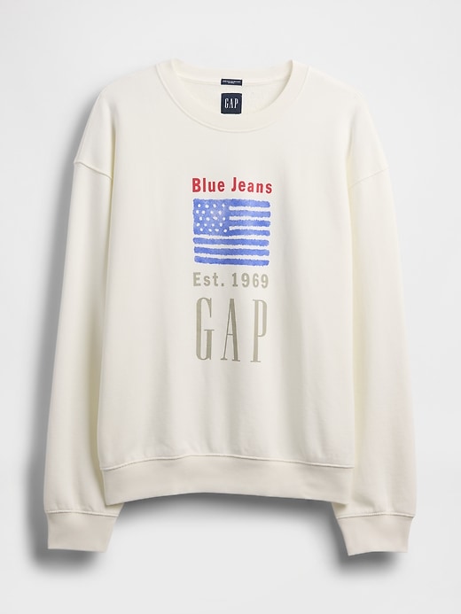 Image number 3 showing, Heavyweight French Terry Oversized Logo Sweatshirt
