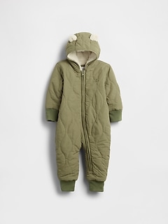 Baby Quilted Sherpa One-Piece