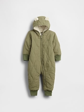 Baby Quilted Sherpa One-Piece
