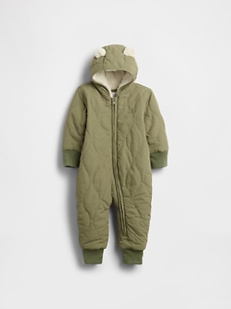 Baby Quilted Sherpa One-Piece