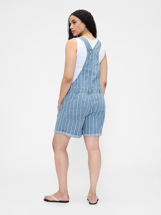 Image number 6 showing, UltraSoft Denim Stripe Shortalls